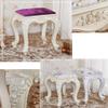 Comfortable Chair European Vanity Stool,Baroque Piano Chair with Plastic Steel Legs,High Resilience Sponge Upholstered Makeup Seat,for Dressing Room/Makeup room/Living Room/Bedroom/Restaurant Leisur view 3