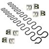 Carkio Sofa Replacement Springs,2 PCS 31" Spring with 8 PCS S Clips,4.0 Wire Diameter Sofa Spring Repair Kit Compatible with Seating In Furniture Interior Decoration, Automotive, or Other Applications view 1