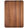 AZRHOM Walnut Wood Cutting Board, 12x8in Small Wooden Chopping Boards with Deep Juice Groove and Side Handle, Thick Butcher Block for Kitchen Meat Cheese Gift for Wife Mom Gift Box view 1