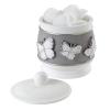 Avanti Linens - Covered Jar, Guest Bathroom Essentials, Butterfly Inspired Home Home Decor (Yara Collection) view 3