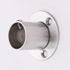 MroMax 304 Stainless Steel Wardrobe Pipe Bracket, 0.87Inch Dia, Wall Mount Hanging Rail Rod Support Socket 10Pcs view 3