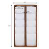 M&T Displays Wal Mount Dark Wood Magazine Brochure Rack Wooden Leaflet Literature Catalog Holder Easy Assembly Durable Clear PET G Pocket 10x(8.5x11) Inch for School Office Hospital Hotel Indoor view 3