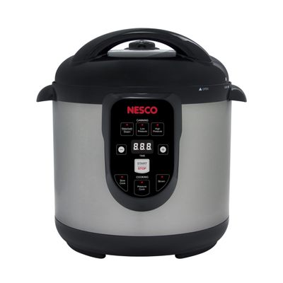 Nesco NPC-9 Smart Electric Pressure Cooker and Canner, Stainless Steel, 9.5 Qt