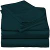 600-Thread-Count 100% Egyptian Cotton Bed Sheets, 5-Pc King,Dark Green Sheet Set, Sateen Weave, Fits Mattress Upto 18'' Deep Pocket view 1