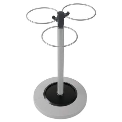 ALBA PMFLOWERN Flower Umbrella Stand, 13.75w x 13.75d x 25.5h, Black/Silver
