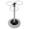 ALBA PMFLOWERN Flower Umbrella Stand, 13.75w x 13.75d x 25.5h, Black/Silver view 1
