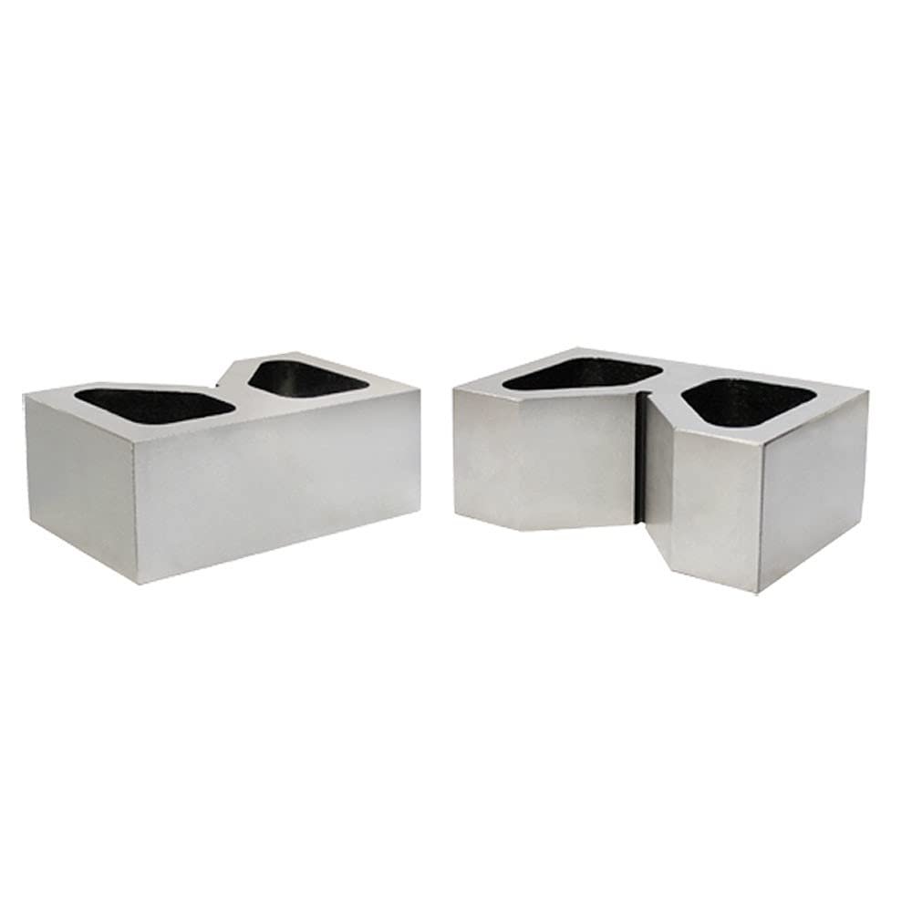 DBM IMPORTS Cast Iron V-Block Set V Block Ground Pair 2" x 3/4" x 1-1/4"