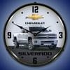 Chevrolet Silverado 2017 LED Wall Clock, Retro/Vintage, Lighted, 14 inch view 2