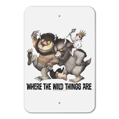 GRAPHICS & MORE Where The Wild Things are March Home Business Office Sign