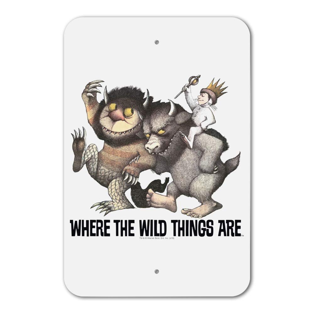 GRAPHICS & MORE Where The Wild Things are March Home Business Office Sign