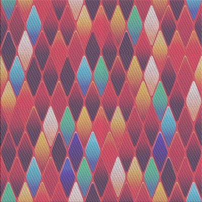 Patterned 91 Area Rug - 5'0" by 7'0"