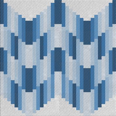 Patterned 581 Area Rug - 5'0" by 7'0"
