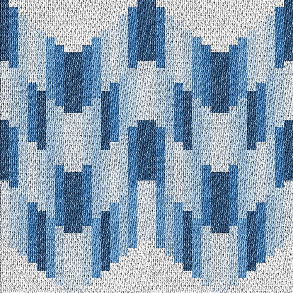 Patterned 581 Area Rug - 5'0" by 7'0"