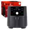 Instant Pot Vortex 6QT XL Air Fryer, 4-in-1 Functions that Crisps, Roasts, Reheats, Bakes for Quick Easy Meals, 100+ In-App Recipes, is Dishwasher-Safe, from the Makers of Instant Pot, Black view 1