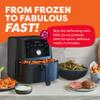 Instant Pot Vortex 6QT XL Air Fryer, 4-in-1 Functions that Crisps, Roasts, Reheats, Bakes for Quick Easy Meals, 100+ In-App Recipes, is Dishwasher-Safe, from the Makers of Instant Pot, Black view 3