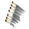 CK-1064-7 Damasacus Steel Blade Kitchen Knife Set Razor Sharp Blade view 2