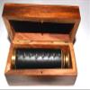9'' Handheld Brass Antique Telescope with Wooden Box - Pirate Navigation view 2