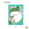Desert Cactus Koala Happy Birthday Invitations Style 2 Invite Cards (10 Count) With Envelopes Boys Girls Kids Party (10ct) view 3