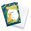 Desert Cactus Cheetah Happy Birthday Invitations Style 1 Invite Cards (10 Count) With Envelopes Boys Girls Kids Party (10ct) view 1