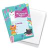 Desert Cactus Caticorn Happy Birthday Invitations Style 2 Invite Cards (10 Count) With Envelopes Boys Girls Kids Party (10ct) view 1