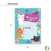 Desert Cactus Caticorn Happy Birthday Invitations Style 2 Invite Cards (10 Count) With Envelopes Boys Girls Kids Party (10ct) view 3