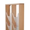M&T Displays Wall Mount Natural Wood Magazine Brochure Rack Wooden Leaflet Literature Catalog Holder Easy Assembly Durable Clear PET G Pocket 10x(8.5x11) Inch for School Office Hospital Hotel Indoor view 4
