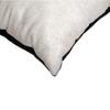 Natural Torino Cowhide Pillow, Off-White, 18 x 18 in view 2