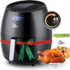 Air Fryer 6.9QT/6.5L, Uten 1700W High-power 8 in 1 Deep Frying Mode, Rapid Heating up, Non-Stick Oven, Oilless Cooking, Fast Heat up/Time Control, LED Digital Touchscreen, Black view 1