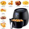 Air Fryer 6.9QT/6.5L, Uten 1700W High-power 8 in 1 Deep Frying Mode, Rapid Heating up, Non-Stick Oven, Oilless Cooking, Fast Heat up/Time Control, LED Digital Touchscreen, Black view 3