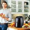 Air Fryer 6.9QT/6.5L, Uten 1700W High-power 8 in 1 Deep Frying Mode, Rapid Heating up, Non-Stick Oven, Oilless Cooking, Fast Heat up/Time Control, LED Digital Touchscreen, Black view 4