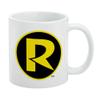 Batman Robin Logo Ceramic Coffee Mug, Novelty Gift Mugs for Coffee, Tea and Hot Drinks, 11oz, White view 1