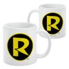 Batman Robin Logo Ceramic Coffee Mug, Novelty Gift Mugs for Coffee, Tea and Hot Drinks, 11oz, White view 2