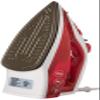 BLACK+DECKER Variable Control Compact Iron, TrueGlide Premium Nonstick Soleplate, Ergonomic Mist/Steam Burst, Red view 3