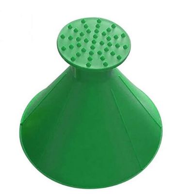 Car Window Glass Cleaning Tool Ice Scraper Outdoor Funnel Windshield Snow Remover Car Tool -Green
