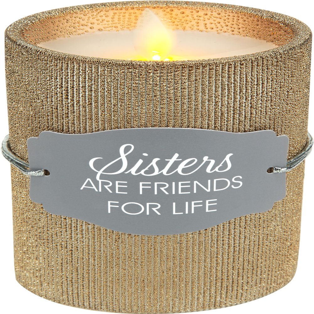 Pavilion Gift Company - Sister - Realistic LED Flame Candle