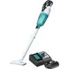 Makita XLC03R1WX4 18V LXT Lithium-Ion Compact Brushless Cordless Vacuum Kit, Trigger W/Lock (2.0Ah), White view 1