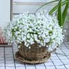 10Pcs 30 Bunches White Babys Breath Artificial Flowers Real Touch Fake Gypsophila Faux Plants for Wedding Garland Wreath Girl Crown Flower bonquet DIY Flores Arrangement Table Dcor Centerpiece view 1