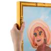 ArtToFrames 11x12 Inch Gold Picture Frame, This 1.00 Inch Custom Poster Frame is 1" - Gold Bamboo Large - Comes with Regular Glass and Corrugated Backing (2WOMD8579-11x12) view 1