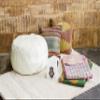 KNOB-IT Kantha Handcrafted 100% Cotton Quilted Throw Blanket, 50 in x 70 in view 2