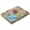 KNOB-IT Kantha Handcrafted 100% Cotton Quilted Throw Blanket, 50 in x 70 in view 3