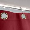 TWOPAGES Ceiling Track Room Divider Curtain Kit with Blackout Curtain, x-Large B, 9ft to 12ft Wide x 9ft Tall(1 Panel, 12.5ft Wide by 8.5ft Tall, Red) view 2