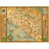 Artery8 Map Ames 1929 Historic Orange County California Pictorial Large XL Wall Art Canvas Print view 1