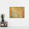 Artery8 Map Ames 1929 Historic Orange County California Pictorial Large XL Wall Art Canvas Print view 2