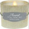 Pavilion Gift Company - Aunt - Realistic LED Flame Candle view 1