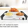 Chefman Electric Buffet Server + Warming Tray w/Adjustable Temperature & 3 Chafing Dishes, Hot Plate Perfect for Holidays, Catering, Parties, Events & Home Dinners, 14" x 14" Surface, Stainless Steel view 3