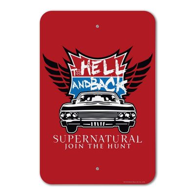 GRAPHICS & MORE Supernatural to Hell and Back Home Business Office Sign