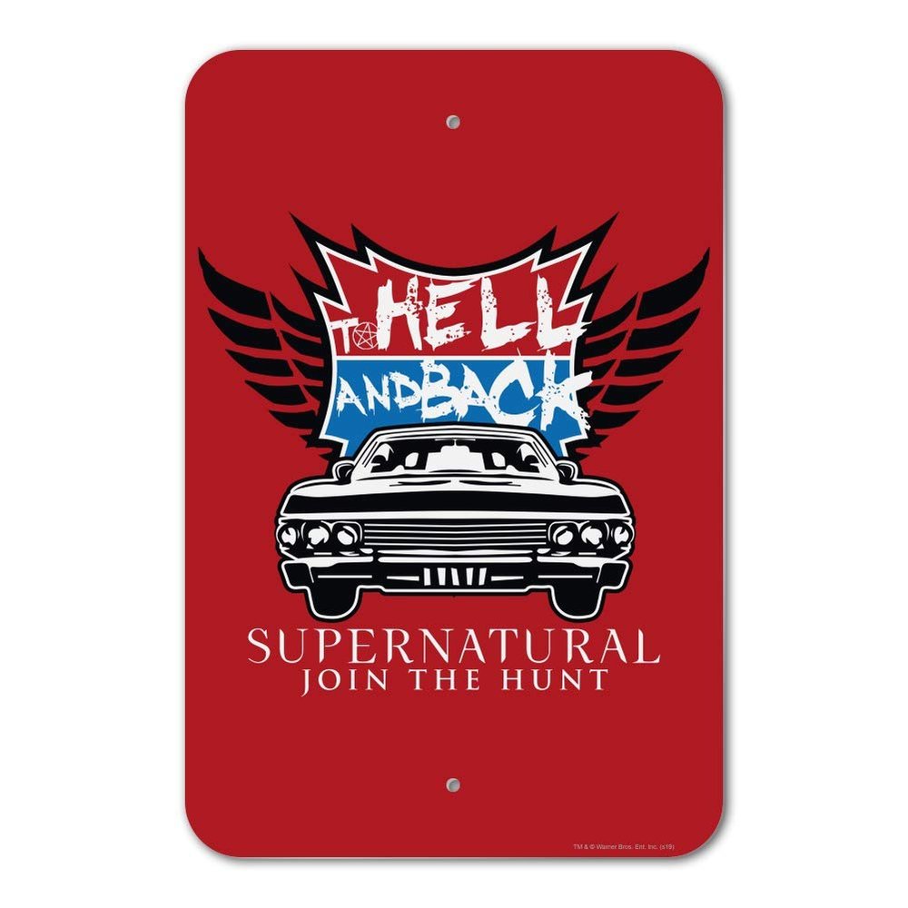 GRAPHICS & MORE Supernatural to Hell and Back Home Business Office Sign