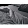 RelaxBlanket 48''x78'' Duvet Cover for Weighted Blanket | Premium Super Soft Minky Dot | Dark Grey view 3