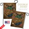 Colorful Happy Easter Egg Burlap Garden Flag Set Wall Holder Springtime Bunny Christian Season Holiday Small Decorative Gift Yard House Banner Double-Sided Made In USA 13 X 18.5 view 3