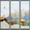 SIGNWIN 3 Piece Framed Canvas Wall Art Abstract Landscape Canvas Prints Home Artwork Decoration for Living Room,Bedroom - 16"x24"x3 Panels view 1